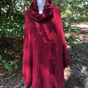 Elegant Burgundy Women Sweater